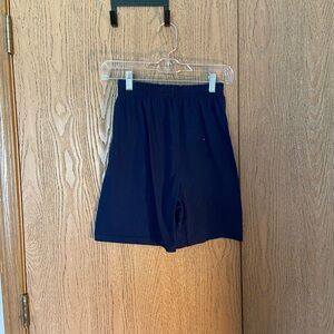 Blue boxer shorts